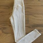 Glyder Black and White Striped Leggings - Size XXS Photo 0