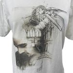 Earth Positive White Cotton Crewneck Short Sleeve Graphic Tee T Photo 2