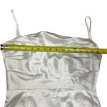 Lulus NWT Lovely Endearment White Satin Sleeveless Backless Maxi Dress L Wedding Photo 6