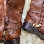 Tory Burch Brita Riding Boots. Size 5. Brown Photo 9