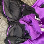 Victoria's Secret Vintage 90s Victoria’s Secret Purple Satin Lace Midi Slip Dress Slit Sz XS Y2K Photo 14