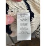 Elie Tahari  Striped Knit 1/4 Zip Pullover Sweater, Women's XS‎ Beige Black B11 Photo 4