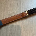 Brighton Vintage  Embossed Braided Leather Belt Photo 8