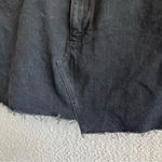 Topshop ‎ Women’s NWT Black Raw Hem Mini Jean Skirt Size 10 Photo 5