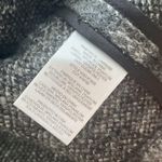 Joie  Etesse Wool Felted Moto Jacket Coatigan Gray Plaid Asymetrical Small Photo 7