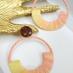 Free People New!  FP Raffia Wrapped Earrings Photo 6