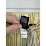 Torrid  Pull On Wide Leg Striped Linen Blend Pants Women 1R XL Yellow White Beach Photo 4