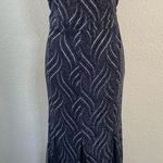 Cardalite Women’s sheer panel‎ maxi dress, shimmer, flowy sleeveless, vintage Black Size undefined Photo 0