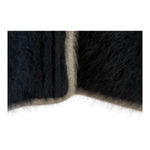 Venesha Vintage Angora Soft Black Cardigan Cozy Minimalist Boho Aesthetic Medium Photo 6