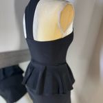 Lush Clothing Lush Black racer back peplum Mini Dress Photo 9