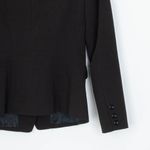 Silence + Noise Womens Double Breasted Blazer Size S Black Classic Professional Photo 7