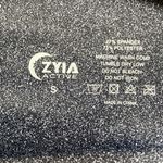 Zyia  Light N Tight Blue Melange White Mesh Stripe Leggings. Size Small. Photo 6