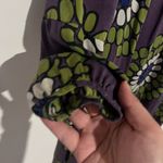 Boden Purple Green Floral Silk Dress 6 Purple Photo 5