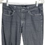prAna  Skinny Jeans Gray Long Length Inseam Lightweight Denim 5‎ Pocket Design Photo 2