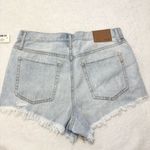 Aeropostale Highs Rise Women's Ripped Light Blue Jean Shorts 2.5" Size 4 Photo 1