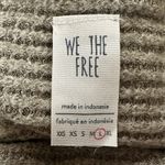 Free People We The Kitty Waffle Thermal Knit Tunic Dress Sweater Green Sz Large Photo 4