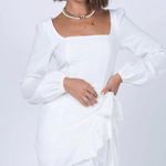 Princess Polly THE VILLA MINI DRESS WHITE size 4 NWOT Photo 5