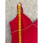 Lulus  Red Mini Dress with rhinestones size XL Christmas Lunar New Year Photo 7