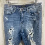 Judy Blue  Distressed Jeans Womens 9 29 Blue Boyfriend Fit Ripped Casual Trendy Photo 3