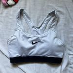 Nike White  Dri-Fit Sports Bra Photo 0
