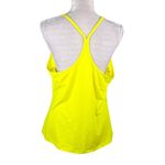 Fabletics Carly Tank Firefly Yellow Top XXL Yellow Racerback Removable Pads Photo 4