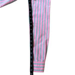 Ralph Lauren  Pink Green Multi Color Striped Button Down Top Size 2 Preppy Photo 3