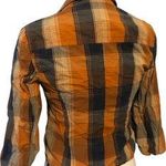 Old Navy Y2K Plaid Embroidered Blazer Size Small Photo 1