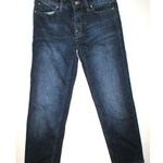 Free People New Womens  Jeans 24 X 26 Crop Capri Dark Blue Urban Outfitters Photo 0