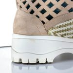 VALENTINA RANGONI Firenze Bree in Sand Shoes Sz 7.5 Rare Designer Boho Unique White Photo 14