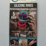 NEWEveryRing Women Silicone Wedding Band or Engagement Ring | Pack of 5 Active Pink Photo 0