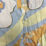 ZARA Pastel Floral Print Retro Button Detail Short Sleeve Dress Size XS Vintage Photo 8