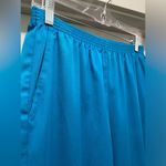 Alfred Dunner VTG Retro 80s 90s Petite Turquoise Blue Casual Slacks Pants - 8P Photo 4