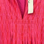 🆕 NWT Layla Printed Tunic Mini Dress Pattern Pocket Boho Pink Orange Red Medium Photo 7