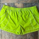 Athleta Record Time Running Shorts Women’s Size XL Lime Green Photo 8