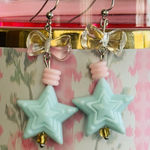 Star and Bow Earrings Photo 0