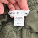 Athleta  Retreat Linen High Rise Wide Leg Pant Raining Aspen Sz M petite Photo 6