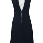 Alice + Olivia Slim Vest Soni Shawl Long Line Blazer Black Women Size XS Photo 0