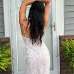 Blush Prom White and Pink Prom Dress Photo 2