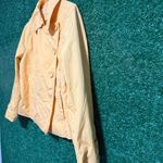 L.L. Bean Women's Vintage Yellow Pea Coat Quiet Luxury Artsy Preppy Size M Photo 4
