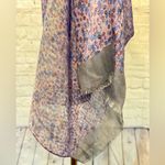 Rebecca Minkoff NWOT  Lavender Delicate Blossom fringe Long Scarf Photo 7