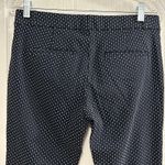 Banana Republic  Sloan Crop Petite Polka Dot Pants Navy White Size 4P Photo 6