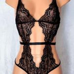 Boutique Black, Hollow & Strap, Teddies, Lingerie Set Photo 0