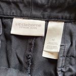 Liz Claiborne Vintage Y2K  Black Cargo Tactical Grunge Gorpcore Cotton Pants 12 Photo 6
