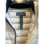 Ralph Lauren LAUREN Jacket Womens XS Puffer Front Full Zip Mock Neck - Cream Photo 3