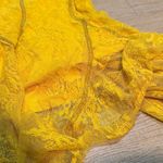 Nara sheer lace mini dress yellow size Xs Sold out on urban o Photo 9