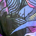 Desigual  Abstract Feather Print Maxi Dress, Purple Blue Tie-Dye Boho Tank 
L Photo 5