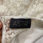 ASTR  The Label White Lace Trim Dress • Silk Blend • Size S • Bridal Shower / Gra Photo 4