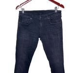 R13  Mid Rise Button Fly Skinny Jeans Black Womens 30 Photo 1