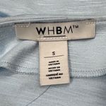 White House | Black Market  NWT Baby Blue Faux Wrap 3/4 Sleeve Surplice Tee Photo 6