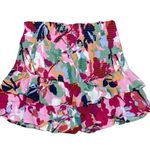 BB Dakota STEVE MADDEN Smocked Floral Ruffle Pull On Stretch Skirt NWT XXL 2XL Photo 5